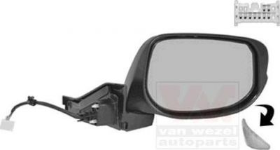 Van Wezel 2511818 наружное зеркало на HONDA INSIGHT (ZE_)
