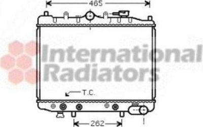 Van Wezel 27002028 радиатор, охлаждение двигателя на MAZDA 323 III (BF)