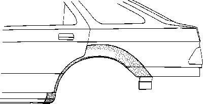 Van Wezel 2746148 боковина на MAZDA 626 III Hatchback (GD)