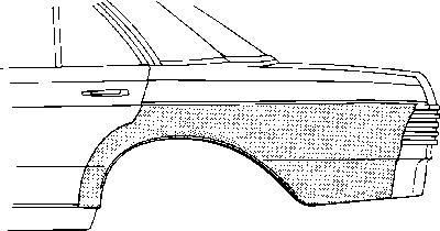 Van Wezel 3010144 боковина на MERCEDES-BENZ седан (W123)