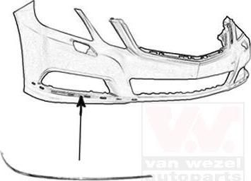 Van Wezel 3044582 облицовка, бампер на MERCEDES-BENZ E-CLASS (W212)