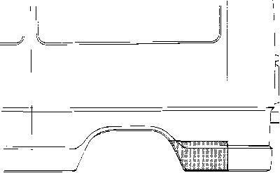 Van Wezel 3070144 боковина на MERCEDES-BENZ T1 фургон (601)