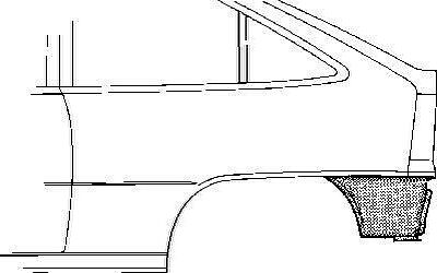 Van Wezel 3731134 боковина на OPEL KADETT E универсал (35_, 36_, 45_, 46_)