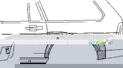 Van Wezel 3757148 боковина на OPEL MANTA B (58_, 59_)