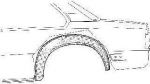 Van Wezel 3763446 колесная ниша на OPEL VECTRA A (86_, 87_)