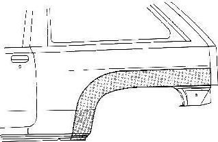Van Wezel 3776145 боковина на OPEL CORSA B (73_, 78_, 79_)