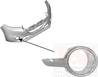 Van Wezel 4034598 облицовка, бампер на PEUGEOT 208