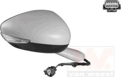 Van Wezel 4068818 наружное зеркало на PEUGEOT 508