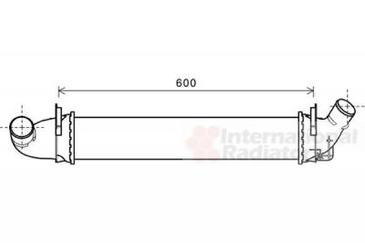 Van Wezel 43004496 интеркулер на DACIA LOGAN (LS_)