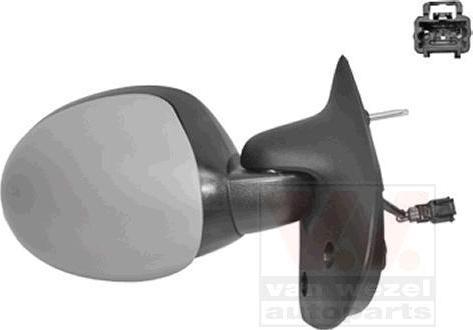 Van Wezel 4343808 наружное зеркало на RENAULT TWINGO I (C06_)