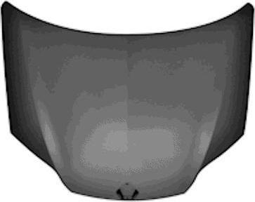 Van Wezel 4356660 капот двигателя на RENAULT LAGUNA III Grandtour (KT0/1)