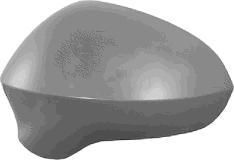 Van Wezel 4940843 покрытие, внешнее зеркало на SEAT LEON (1P1)