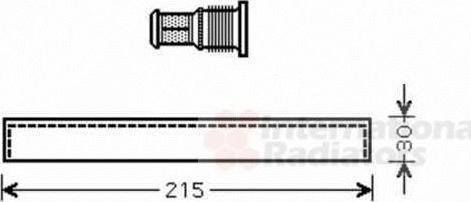 Van Wezel 5300D416 осушитель, кондиционер на TOYOTA MR 2 III (ZZW3_)