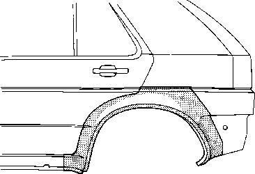 Van Wezel 5324148 боковина на TOYOTA COROLLA Compact (_E9_)