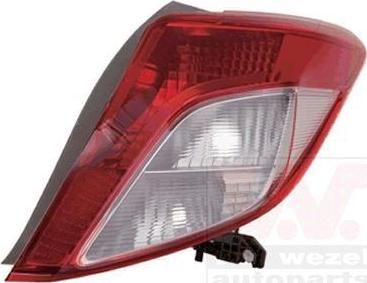 Van Wezel 5437932 задний фонарь на TOYOTA YARIS (NHP13_, NSP13_, NCP13_, KSP13_, NLP13_)