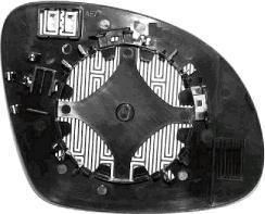 Van Wezel 5776838 зеркальное стекло, наружное зеркало на SKODA YETI (5L)