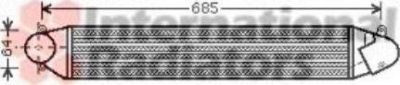 Van Wezel 58004248 интеркулер на VW SHARAN (7M8, 7M9, 7M6)