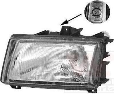 Van Wezel 5826964 основная фара на VW POLO CLASSIC (6KV2)