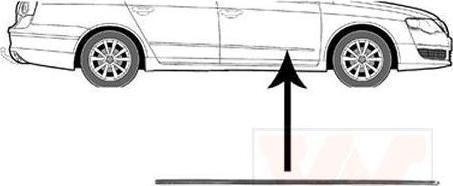 Van Wezel 5839404 облицовка / защитная накладка, дверь на VW PASSAT Variant (3C5)