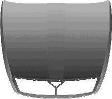 Van Wezel 7622660 капот двигателя на SKODA OCTAVIA Combi (1Z5)