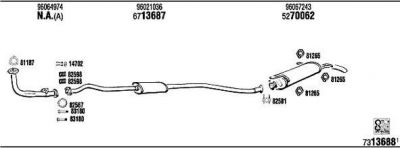 WALKER CI15008 система выпуска ог на CITROEN AX (ZA-_)