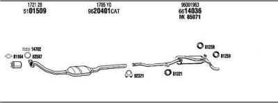 WALKER CI50031 система выпуска ог на CITROEN C15 (VD-_)