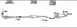 WALKER RET05345 система выпуска ог на RENAULT MEGANE I (BA0/1_)