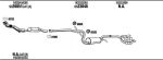 WALKER SK61039 система выпуска ог на SKODA OCTAVIA (1Z3)