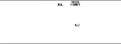 WALKER VOK014616B система выпуска ог на VOLVO XC70 CROSS COUNTRY