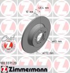 ZIMMERMANN ДИСК ТОРМ AUDI A1 (100337120)