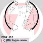 Zimmermann 10990.103.2 комплект тормозных колодок на OPEL KADETT E Наклонная задняя часть (33_, 34_, 43_, 44_)