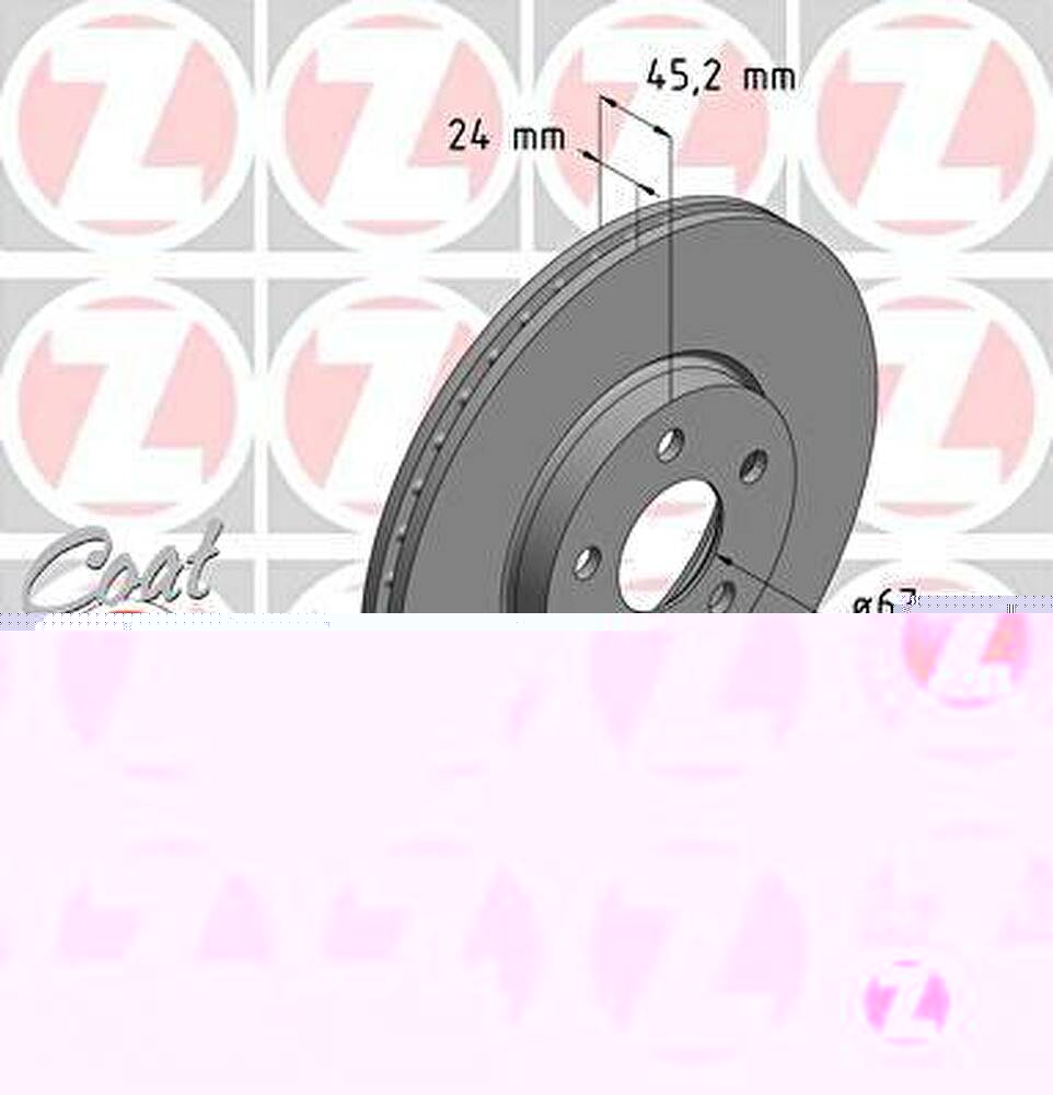 Zimmermann 150.2929.20 тормозной диск на MINI MINI CLUBMAN (F54)