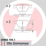 ZIMMERMANN ТОРМОЗНЫЕ КОЛОДКИ ПЕР 5 (E34). 7 (E32) (20968.195.1)