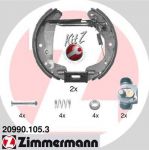 Zimmermann 20990.105.3 комплект тормозных колодок на OPEL ASTRA F Наклонная задняя часть (53_, 54_, 58_, 59_)
