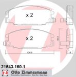 Zimmermann 21543.160.1 комплект тормозных колодок, дисковый тормоз на OPEL CAMPO (TF_)