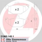Zimmermann 21965.145.1 комплект тормозных колодок, дисковый тормоз на RENAULT LAGUNA I (B56_, 556_)