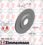 Zimmermann 285.3526.20 тормозной диск на HYUNDAI i40 CW (VF)