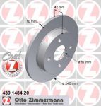 ZIMMERMANN ДИСК ТОРМ BS OPEL COAT Z (430148420)