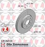 ZIMMERMANN ДИСК ТОРМ OPEL ASTRA J 1.3-2.0 F 09/_>> (430262120)