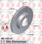 Zimmermann 460.1525.20 тормозной диск на PORSCHE 911 (996)