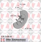 Zimmermann 470.2408.00 тормозной диск на RENAULT SUPER 5 (B/C40_)