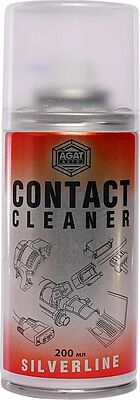 AGAT AVTO SILVERLINE SL0214 очиститель электрических контактов быстросохнущий, аэрозоль 200 мл
