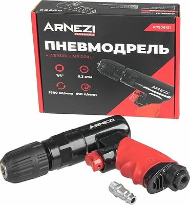 Arnezi R7506151 пневмодрель 1800 об/мин, штуцер 1/4