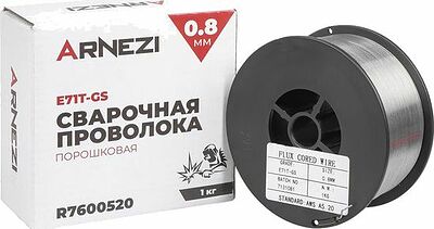 ARNEZI R7600520 проволока сварочная порошковая E71T-GS 0,8 мм, 1 кг