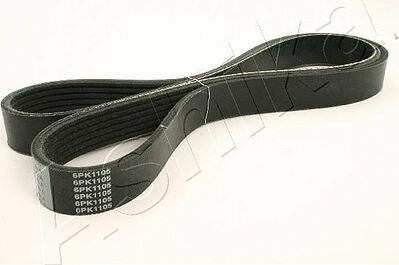 Ashika 112-6PK1105 поликлиновой ремень 6PK1105 Honda Accord VI, Nissan Maxima A33