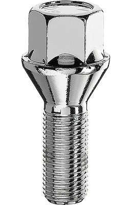 Bimecc C17B28 болт колесный M12×1,25×28, CH17, конус 60°, белый цинк