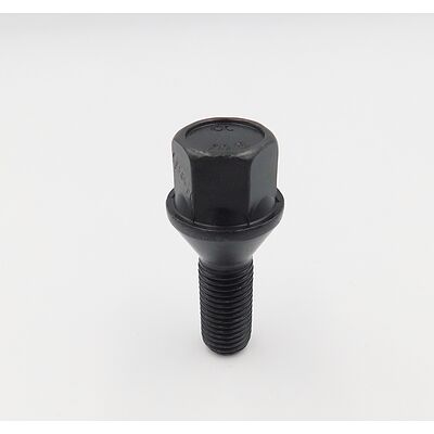 Bimecc C17F27-ZNNI болт M14×1,25×27, CH17, конус 60°, чёрный цинк