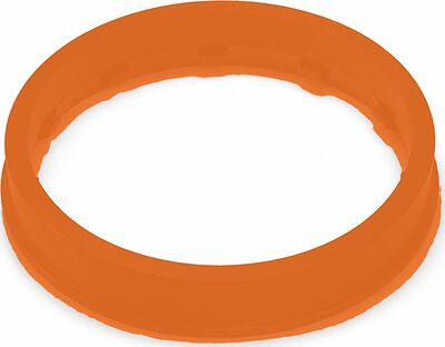Центровочное пластиковое кольцо 72.6х66.5 оранжевое