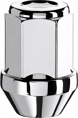 Bimecc D13 гайка колесная M14×1,5, CH19, высота 34 мм, закрытая, белый цинк
