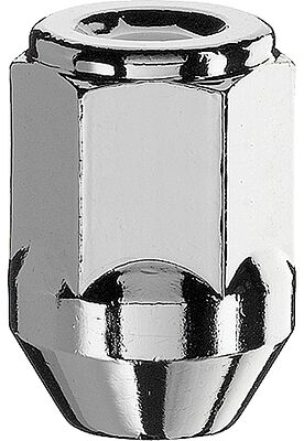Bimecc D8 гайка колесная M12×1,5, CH21, высота 34 мм, закрытая, белый цинк